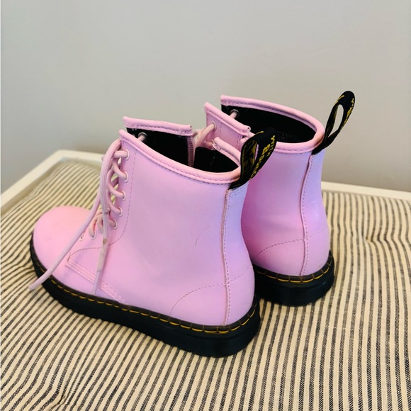 Dr. Martens Light Pink Combat Boots - Picture 3 of 3